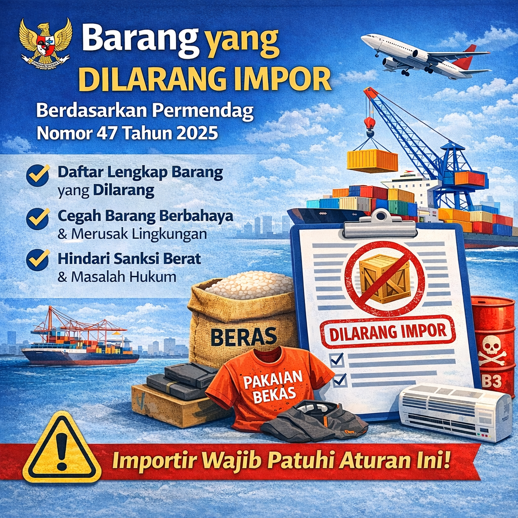 Aturan Baru Barang yang Dilarang Impor Berdasarkan Permendag Nomor 47 Tahun 2025