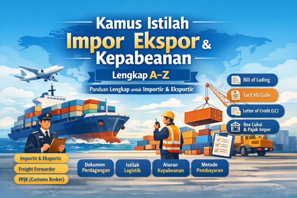 Kamus Istilah Impor Ekspor & Kepabeanan Lengkap A–Z