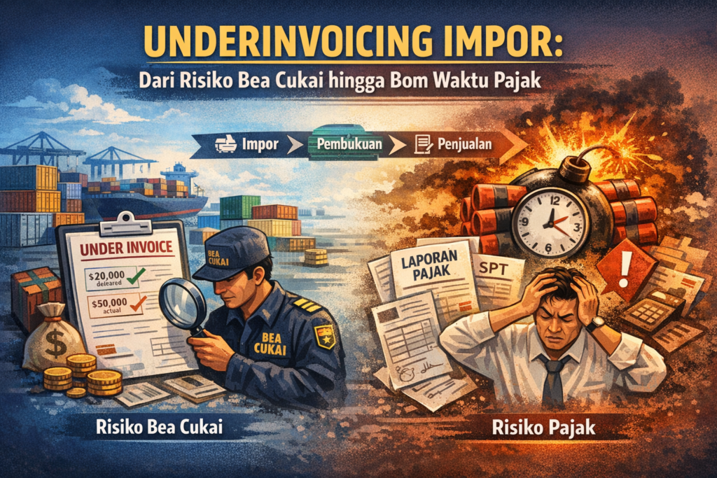 Underinvoicing Impor : Dari Risiko Bea Cukai hingga Bom Waktu Pajak