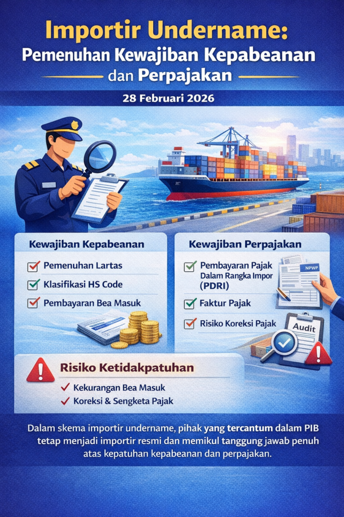 Importir Undername: Pemenuhan Kewajiban Kepabeanan dan Perpajakan