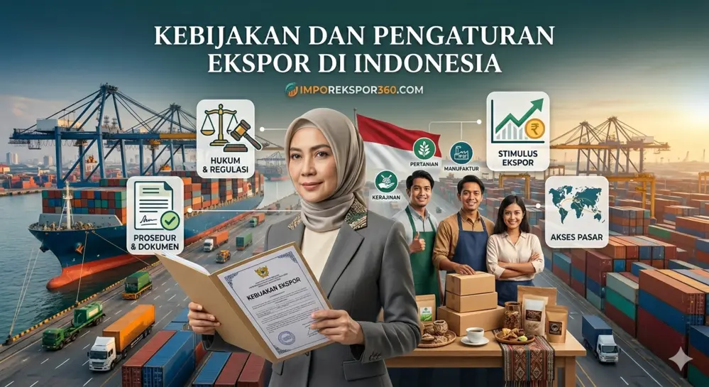 Info graphis Kebijakan dan Pengaturan Ekspor di Indonesia