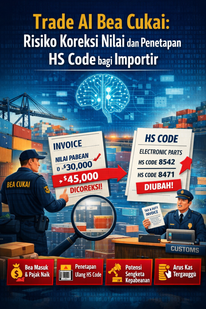Trade AI Bea Cukai: Risiko Koreksi Nilai dan Penetapan HS Code bagi Importir