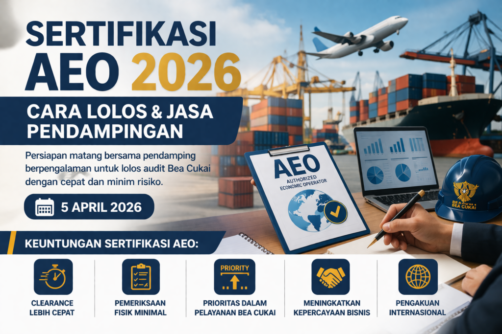Cara Lolos Sertifikasi AEO 2026: Strategi + Jasa Pendampingan Terpercaya