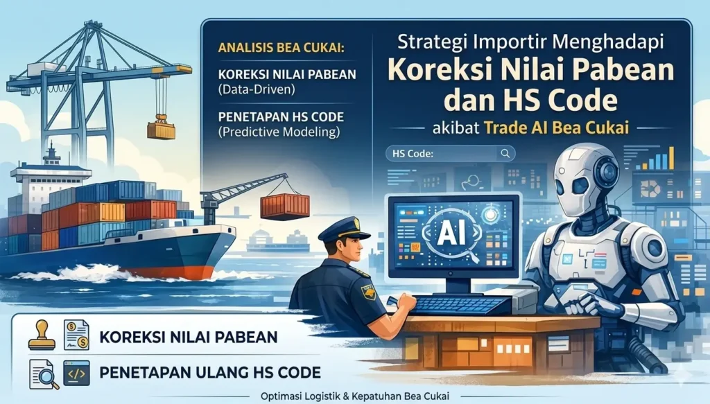 Strategi Importir Menghadapi Koreksi Nilai Pabean dan HS Code akibat Trade AI Bea Cukai