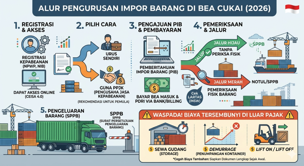 Cara Mengurus Impor Barang di Bea Cukai (Panduan Lengkap 2026)
