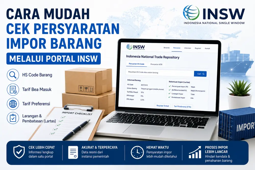 Cara Mudah Cek Persyaratan Impor Barang Melalui Portal INSW