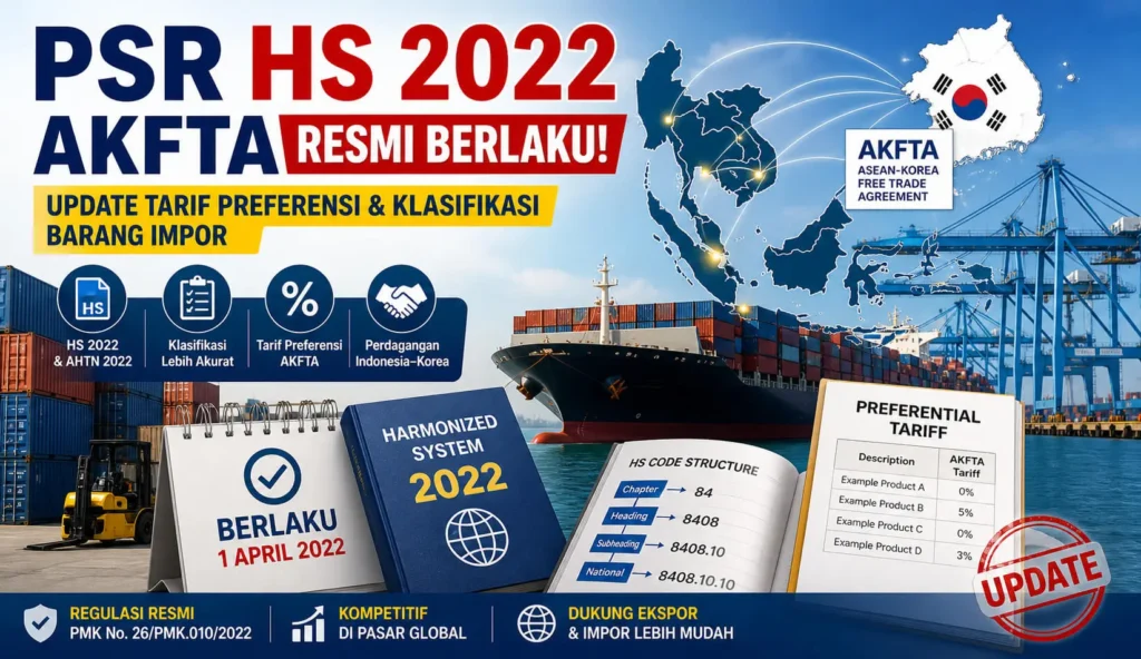 PSR HS 2022 AKFTA Resmi Berlaku