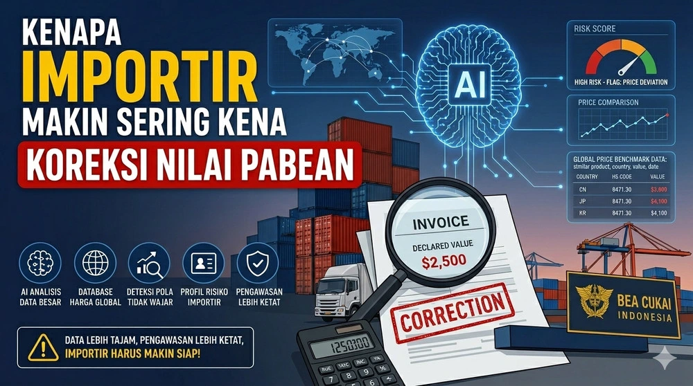 Kenapa Importir Makin Sering Kena Koreksi Nilai Pabean di Era AI