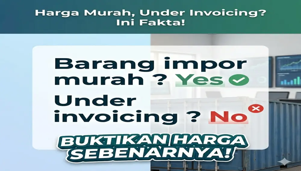 Konsep legalitas harga barang impor murah yang bukan merupakan praktik under invoicing.