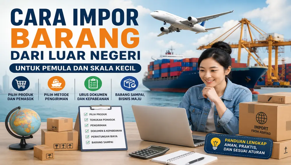 Cara Impor Barang dari Luar Negeri untuk Pemula dan Skala Kecil
