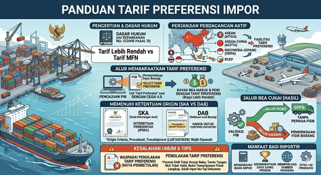 Tarif Preferensi dalam Impor: Pengertian, Dasar Hukum, dan Cara Memanfaatkannya