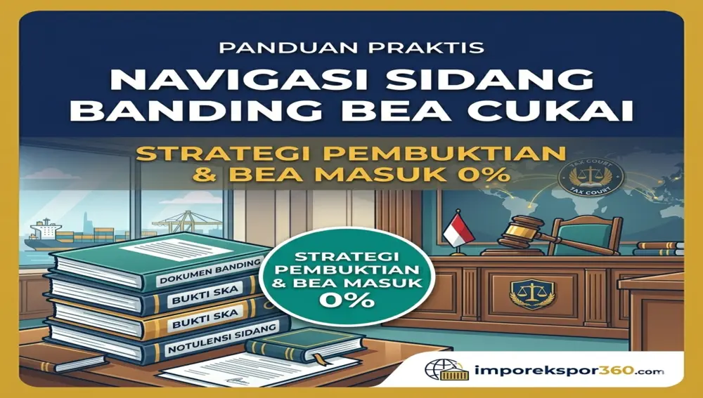 Strategi pembuktian sidang banding bea cukai di Pengadilan Pajak imporekspor360