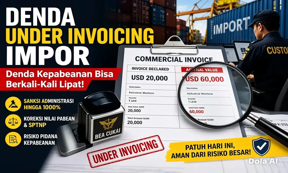 Simulasi Perhitungan Denda Under Invoicing Impor: Berdasarkan PP 28/2008 jo PP 39/2019